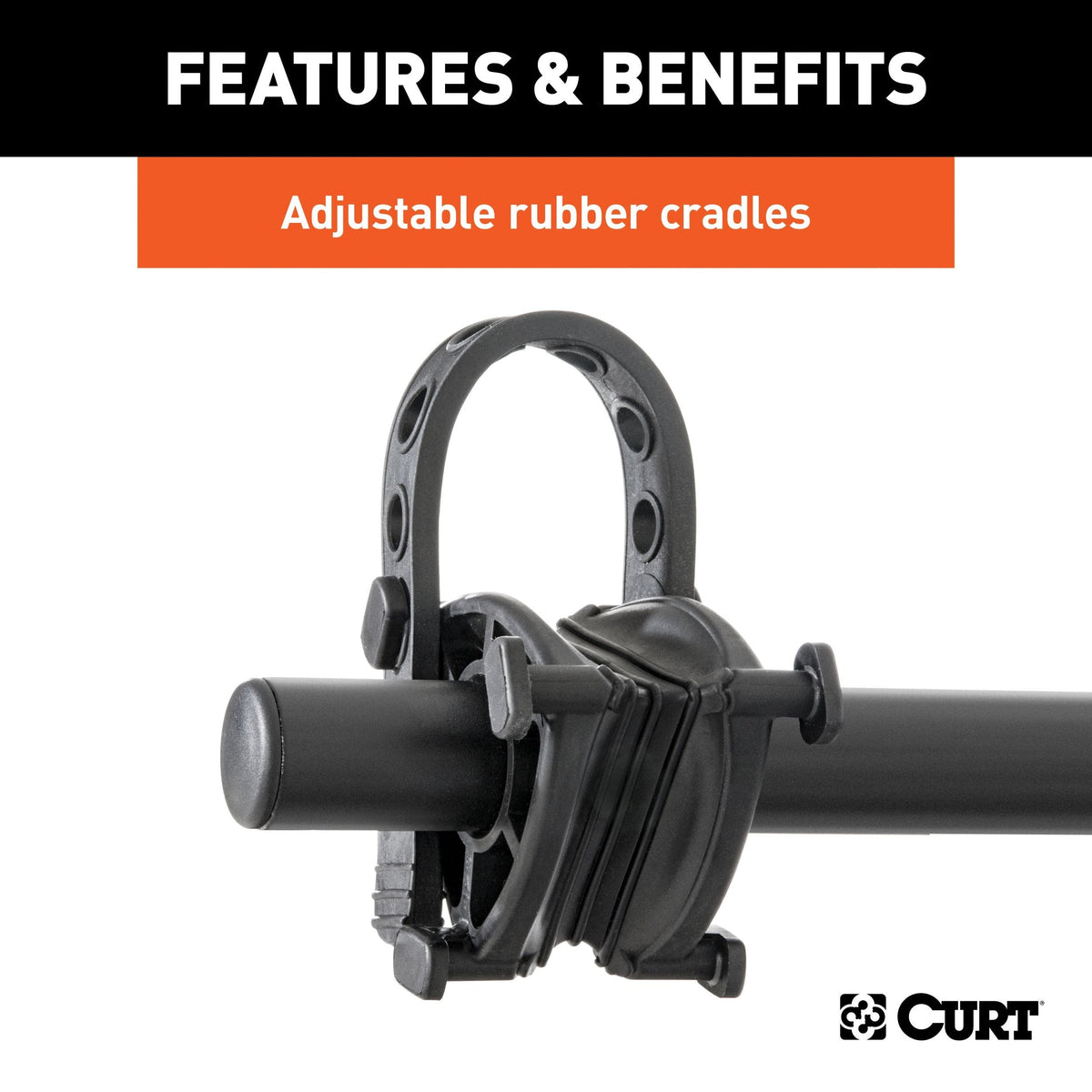CURT 18021 Hitch Mounted Bike Rack, Fits 1-1/4" and 2" Receiver, 2 Bikes