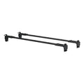 CURT 18119 Quick-Release Roof Rack Crossbars, Black Steel, Select Jeep Wrangler JK