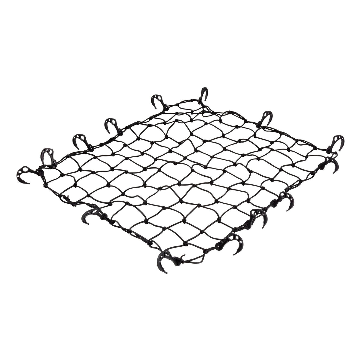 CURT 18218 Elastic Cargo Net with Hooks for Roof Basket, 44 x 36-in