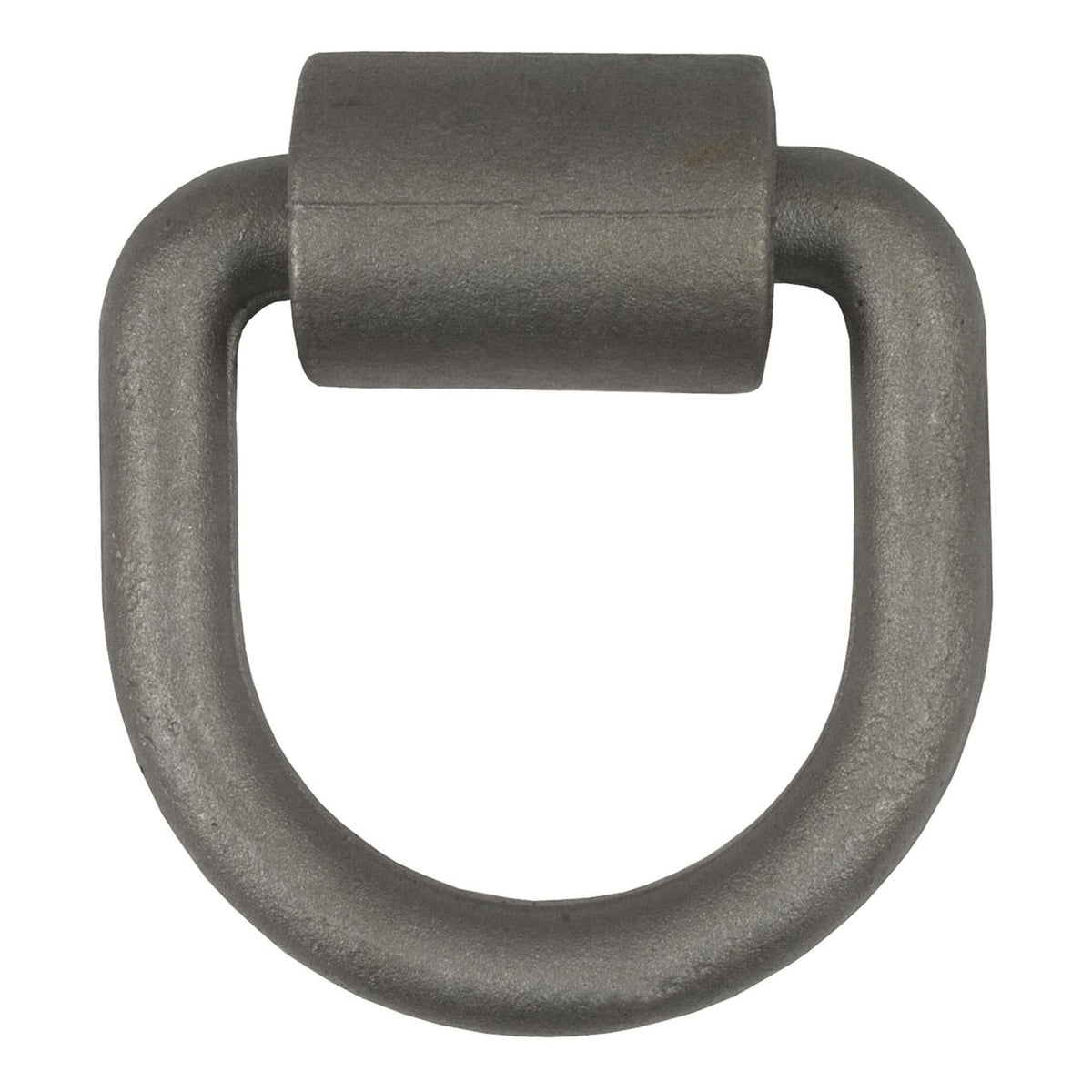 CURT 83750 3 x 3-in Weld-On Tie-Down D-Ring (6,100 lbs, Raw Steel)