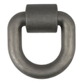 CURT 83770 3 x 3-in Weld-On Tie-Down D-Ring (15,587 lbs, Raw Steel)