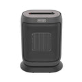 DeLonghi HFX42T15GI Oscillating Compact Ceramic Space Heater, 1500W, Grey