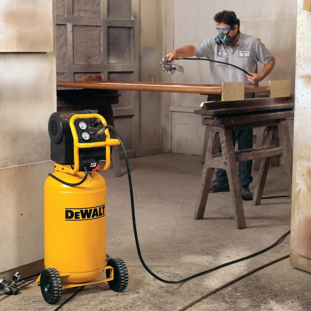 DEWALT D55168 15-Gallon Oil-Free Portable Workshop Vertical Air Compressor, 225 PSI