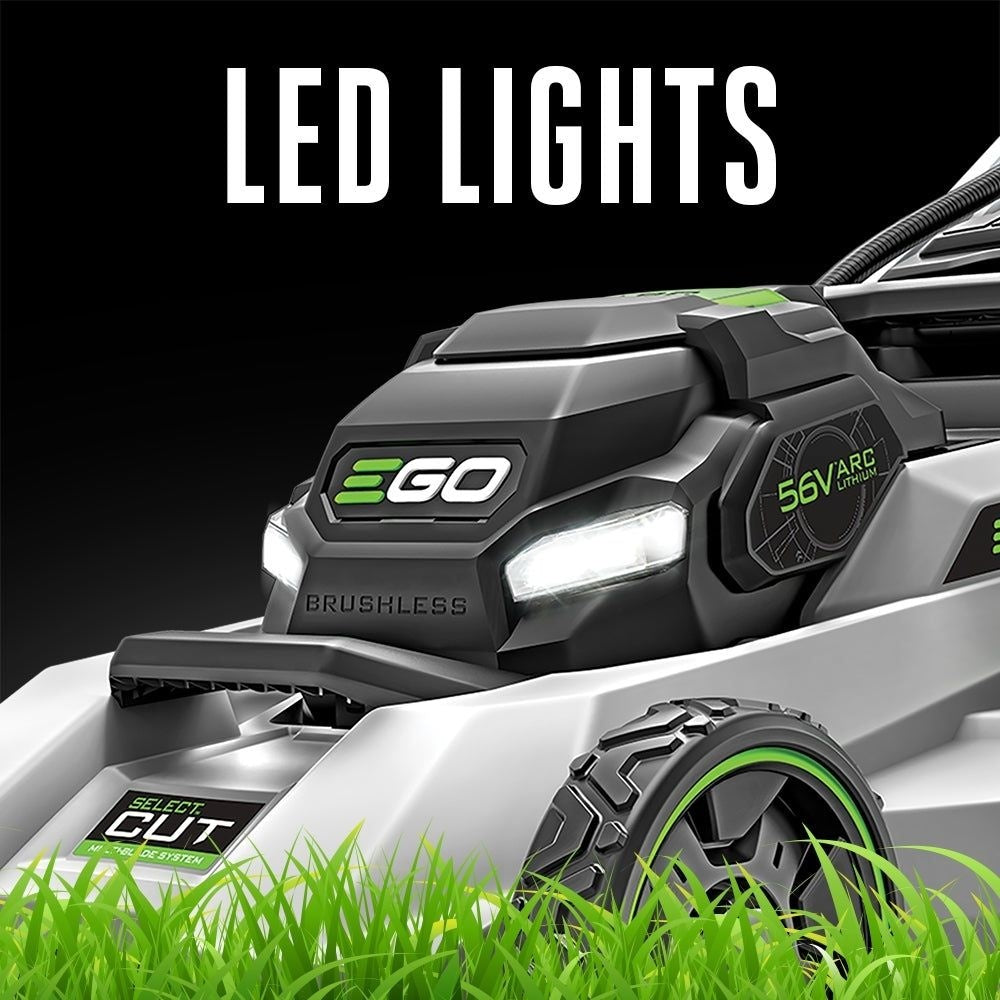 EGO POWER+ 56V Brushless Cordless 21-in Self-Propelled Lawn Mower, Includes (1) 10Ah Battery and (1) 700W Turbo Charger, LM2156SP