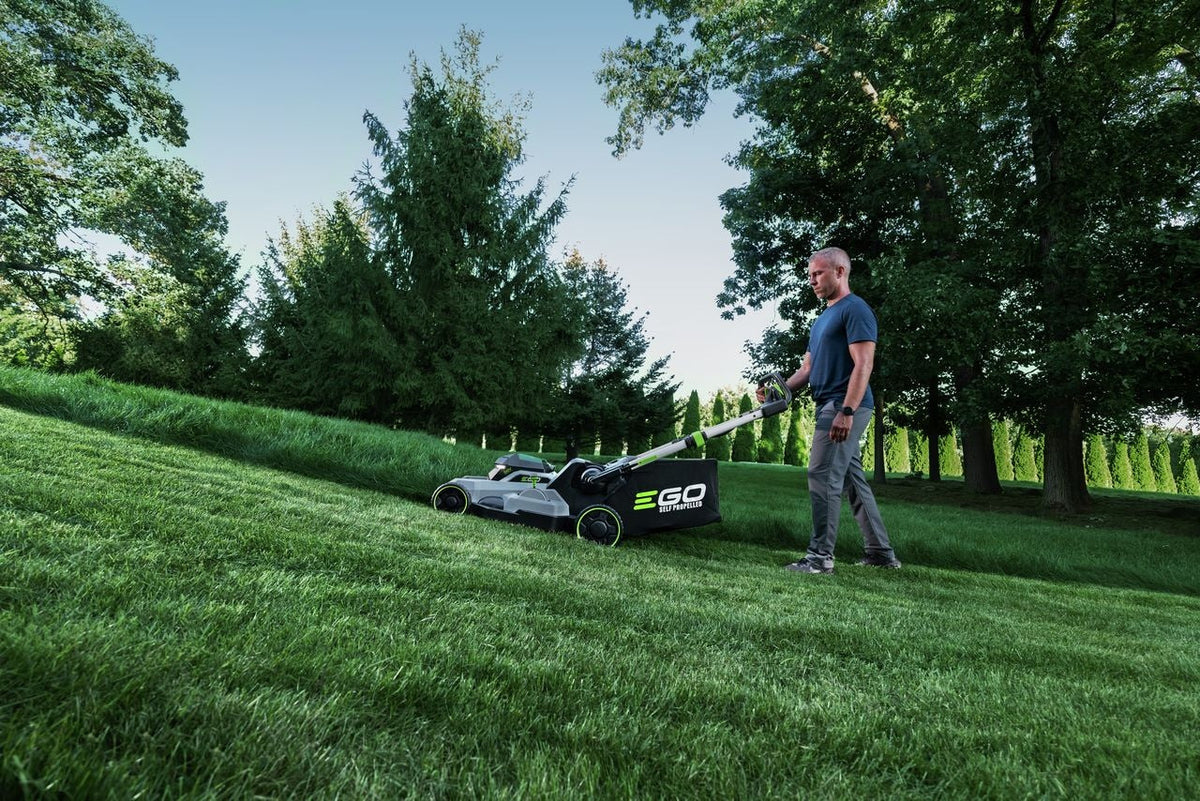 EGO POWER+ 56V Brushless Cordless 21-in Self-Propelled Lawn Mower, Includes (1) 6.0AH Battery and 320W Charger, LM2114SP