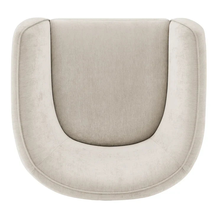 Elle Dcor - Fabric Swivel Chair