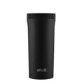 ello Arabica Vacuum Insulated Stainless Steel Travel Mug, 14-oz, Black, with Leakproof Slider Lid