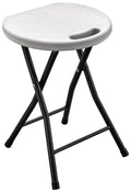For Living Folding Portable Stool, Lightweight, Steel Frame