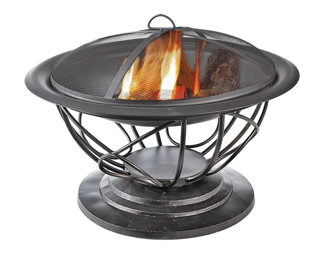 For Living Savona Round Wood-Burning Outdoor Fire Bowl/Fire Pit, 29.5 x 20-in