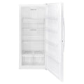 GE 21.3 cu. ft. White Upright Freezer with Exterior Adjustable Temperature Control