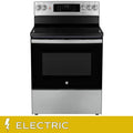 GE 30 in. 5.0 cu. ft. Electric Convection Range with No-Preheat Air Fry