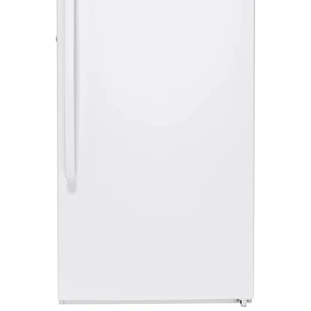 GE White 29 in 14.1 cu. ft. Frost-free Upright Freezer