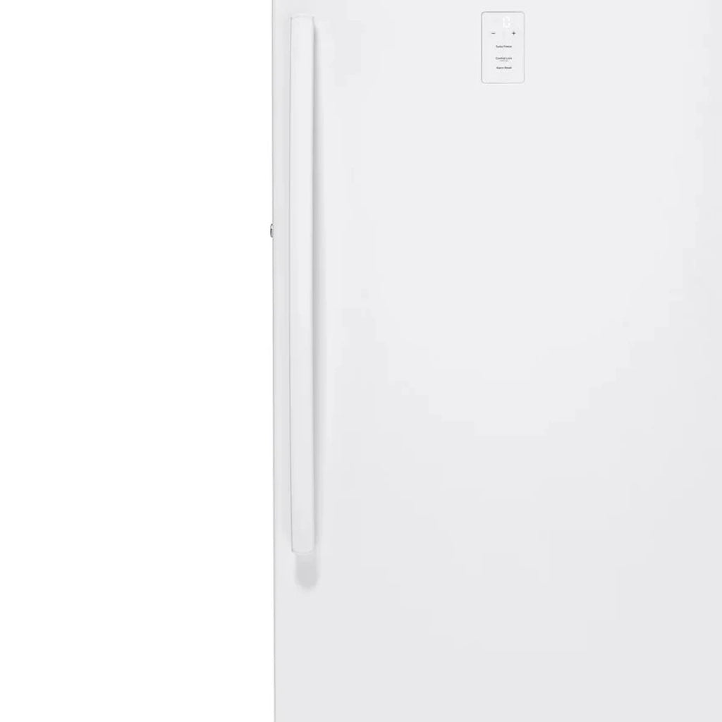 GE White 29 in 14.1 cu. ft. Frost-free Upright Freezer