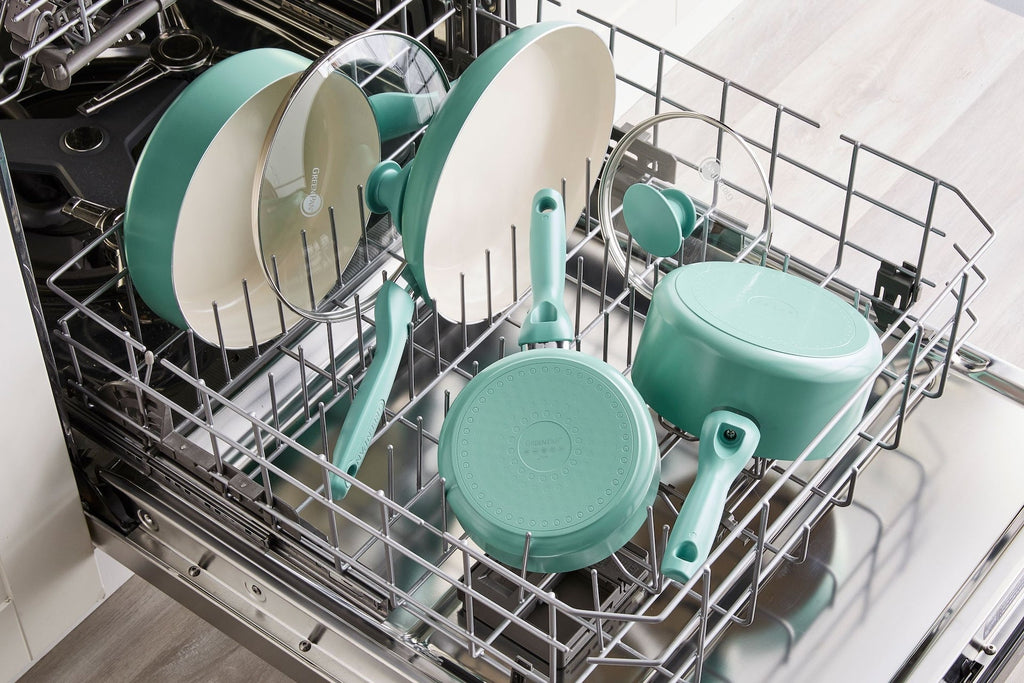 GreenPan Rio Ceramic Cookware Set, Dishwasher & Oven Safe, 11-pc