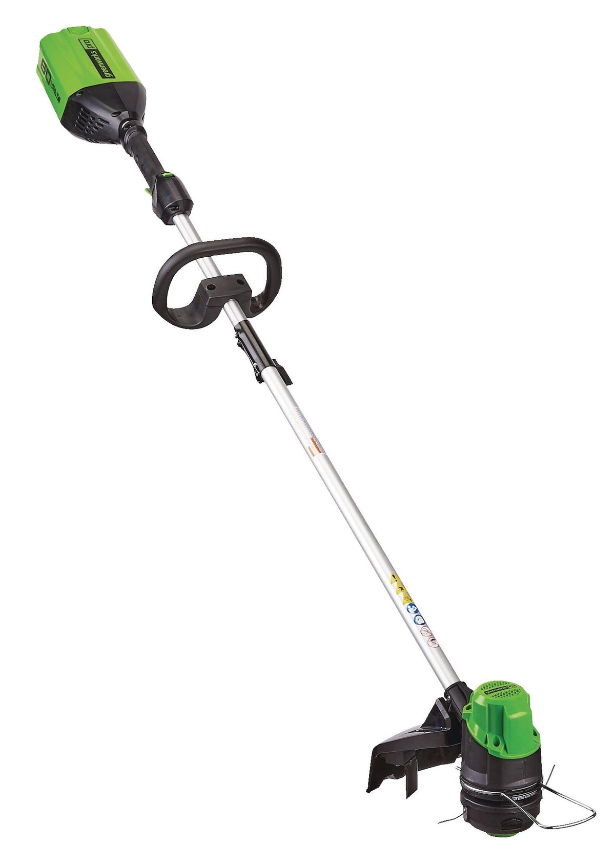 Greenworks 2-in-1 60V 4Ah Battery, Cordless Push Lawn Mower + String Trimmer, 17-in + 13-in