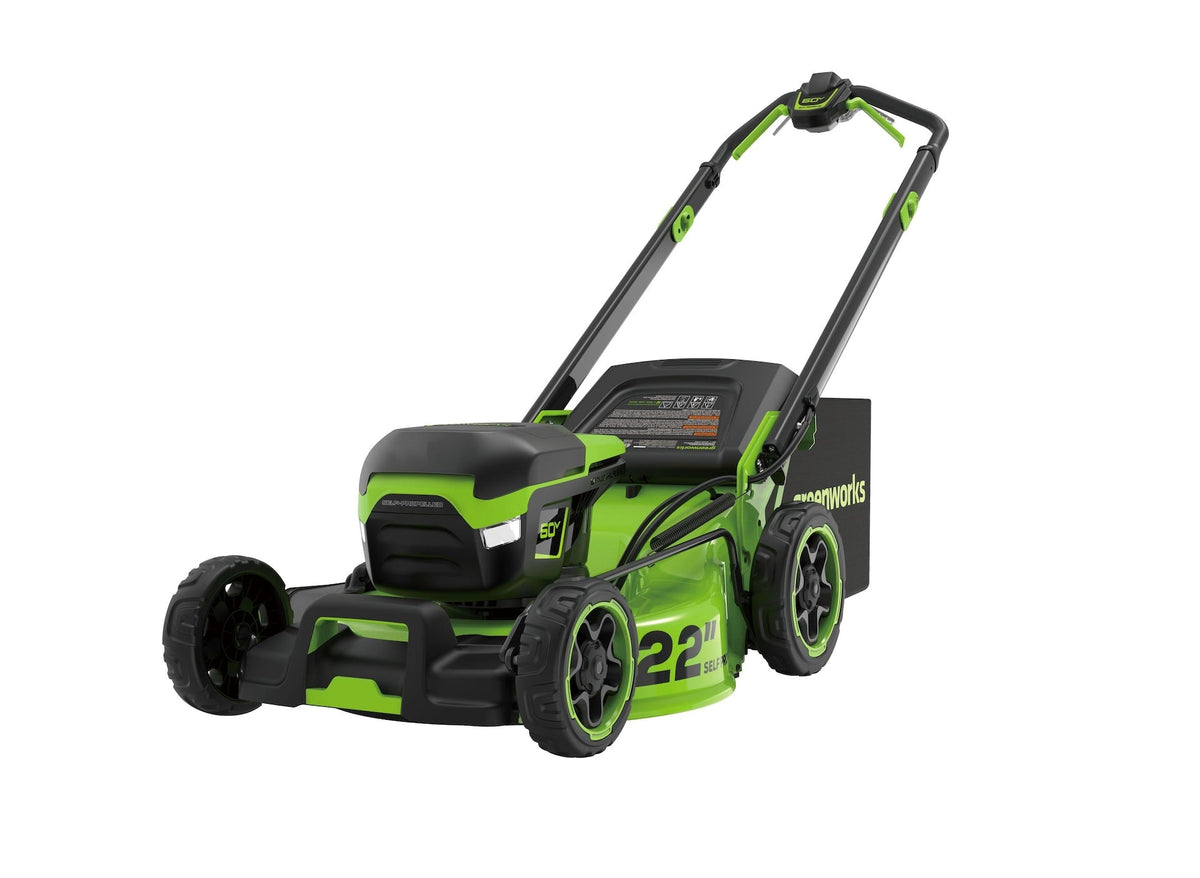 Greenworks 22-in 60V Self-Propelled Mower with 1 x 8.0Ah Battery and 6A Charger