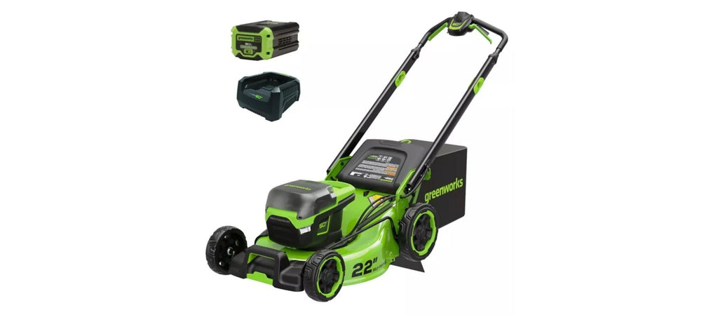 Greenworks 22-in 60V Self-Propelled Mower with 1 x 8.0Ah Battery and 6A Charger