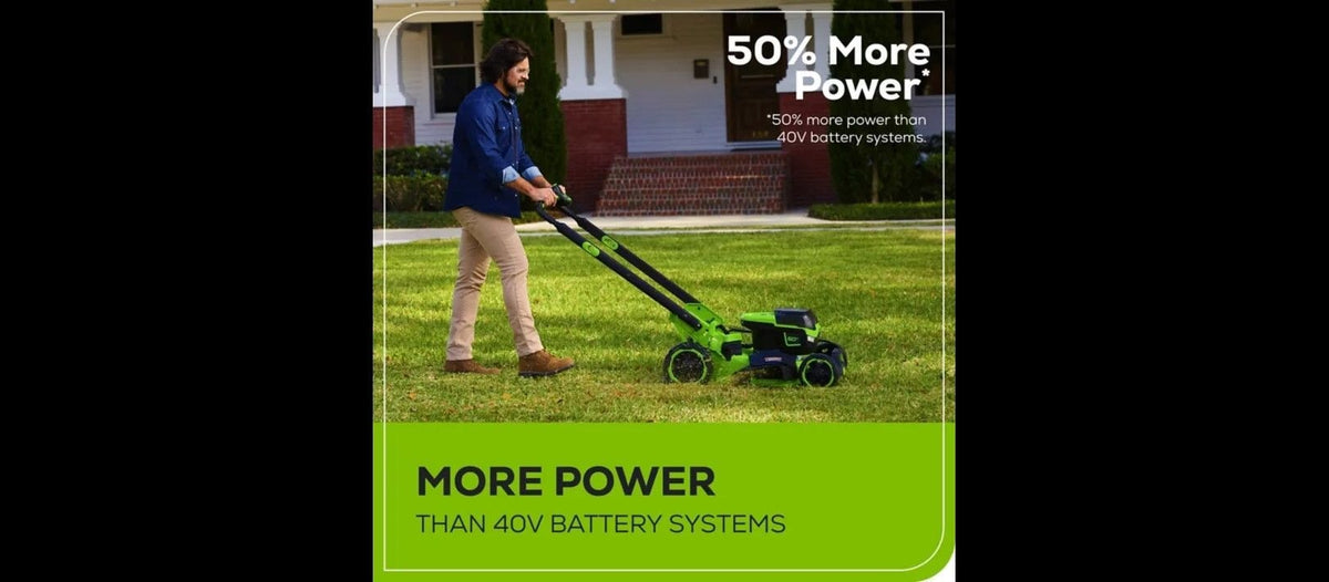 Greenworks 22-in 60V Self-Propelled Mower with 1 x 8.0Ah Battery and 6A Charger