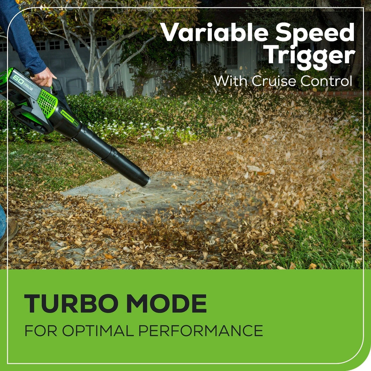 Greenworks 60V 13-in String Trimmer & 540CFM/140MPH Blower Combo Kit with 4.0Ah Battery & Charger