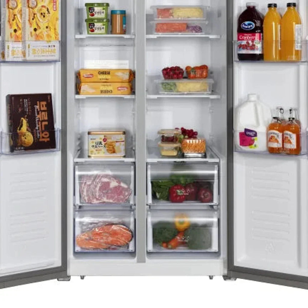 Hamilton Beach 33 in. 15.6 cu. ft. Counter Depth Side by Side Refrigerator
