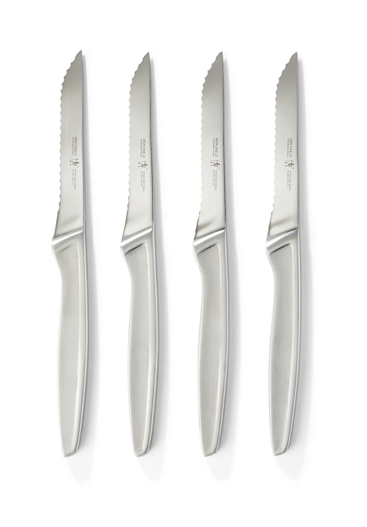 HENCKELS Stainless Steel Steak Knife Set, Dishwasher Safe, 4-pc