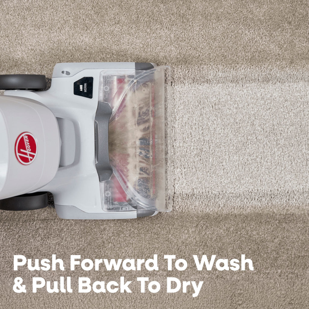 Hoover AllOut Plus Carpet Cleaner with StainShot Technology, Debris Catch, Edge to Edge Cleaning & Faster Drying