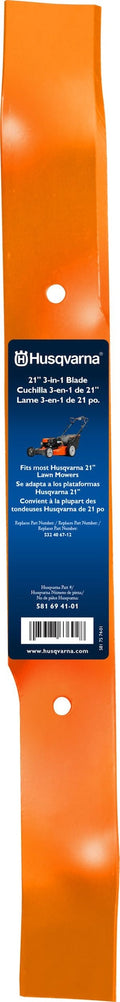 Husqvarna 3-in-1 Lawn Mower Replacement Blade, 21-in