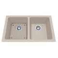 Kindred Mythos Kitchen Granite Undermount Double Sink, 31 9/16-in