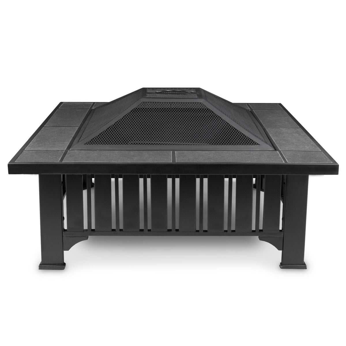 Lafayette Square Wood Burning Fire Pit in Black, 34-in