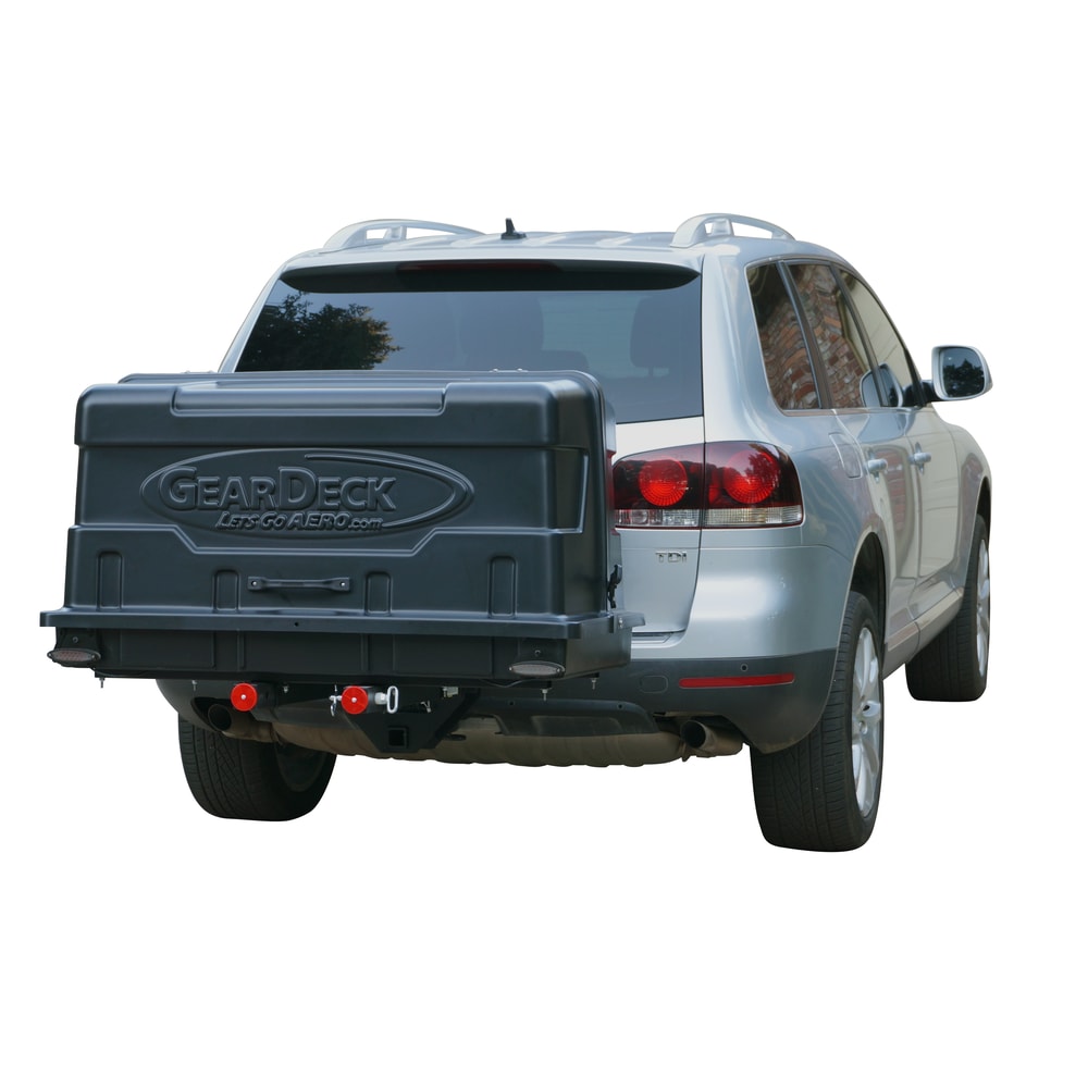 Let`s Go Aero GearDeck Slideout Cargo Carrier with LED, Black, 17-cu.ft