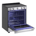 LG 30 in 6.3 cu ft. Stainless Steel Electric Slide-in Range with EasyClean and Pinch to Turn Safety Knobs