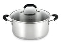 MASTER Chef Dutch Oven, 18/10 Stainless Steel, Dishwasher Safe, 5-qt