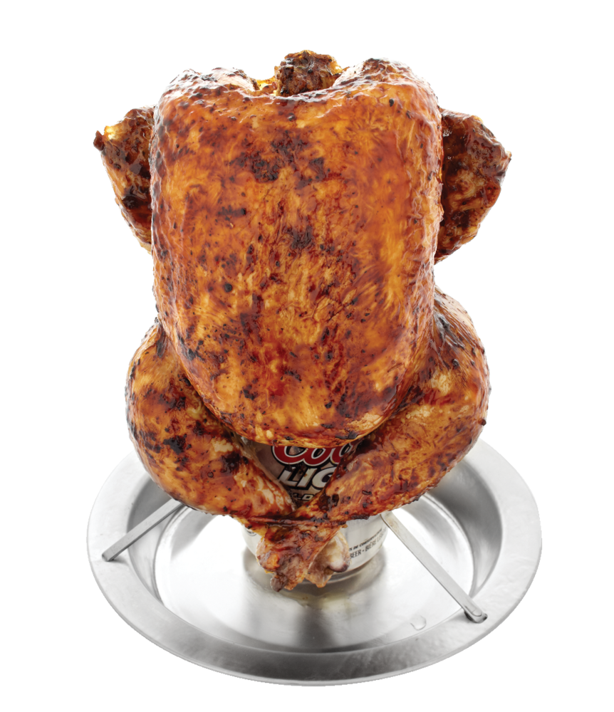 MASTER Chef Stainless Steel Folding Beer Can Chicken Holder/Chicken Roasting Rack Stand