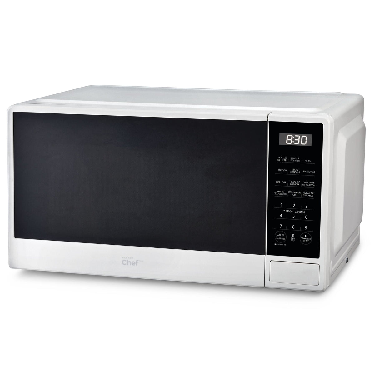 MasterChef Matte Microwave, White, 1.1-cu-ft