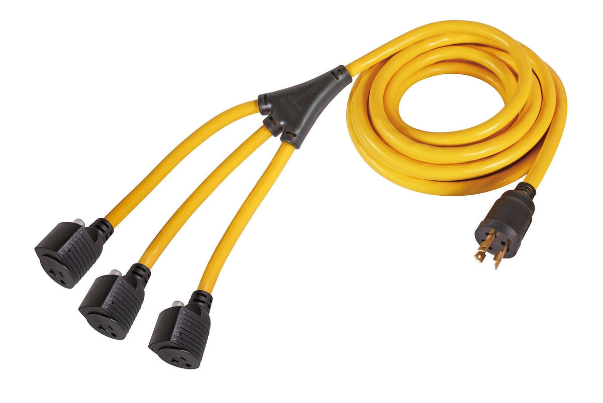 Mastercraft 10AWG STW 30A L5-30P Generator Cord, 23-ft