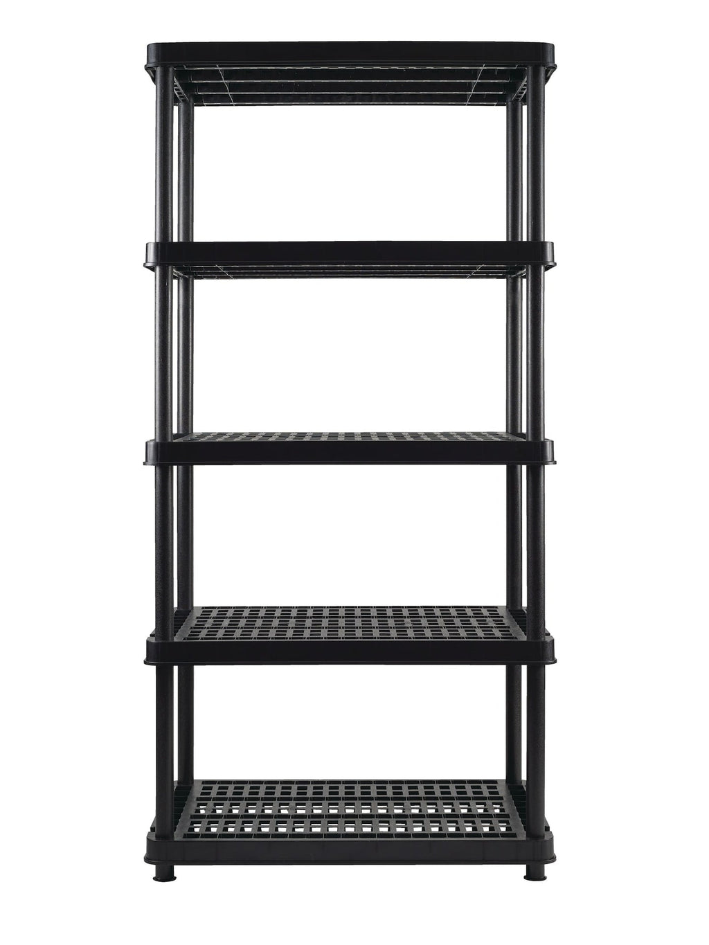 Mastercraft 5-Shelf Resin/ Plastic Storage Rack/ Shelving Unit, 36 x 24 x 72-in