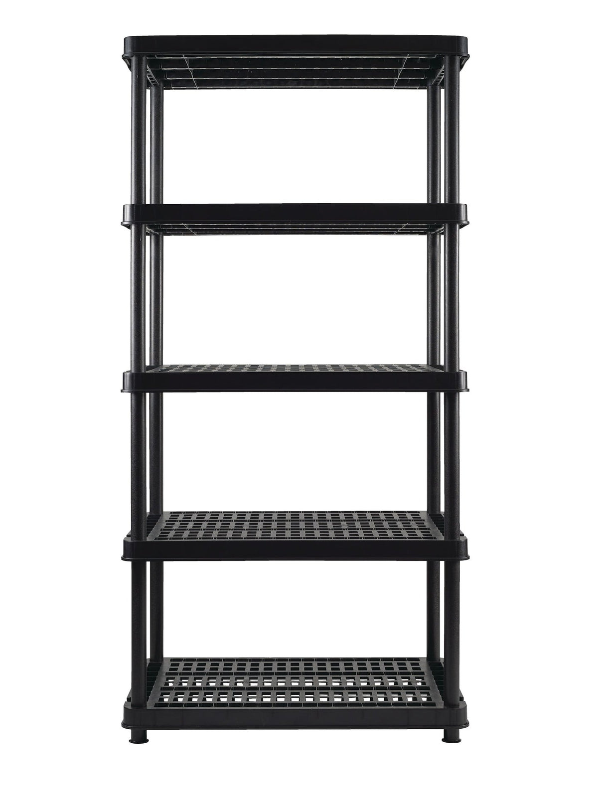 Mastercraft 5-Shelf Resin/ Plastic Storage Rack/ Shelving Unit, 36 x 24 x 72-in