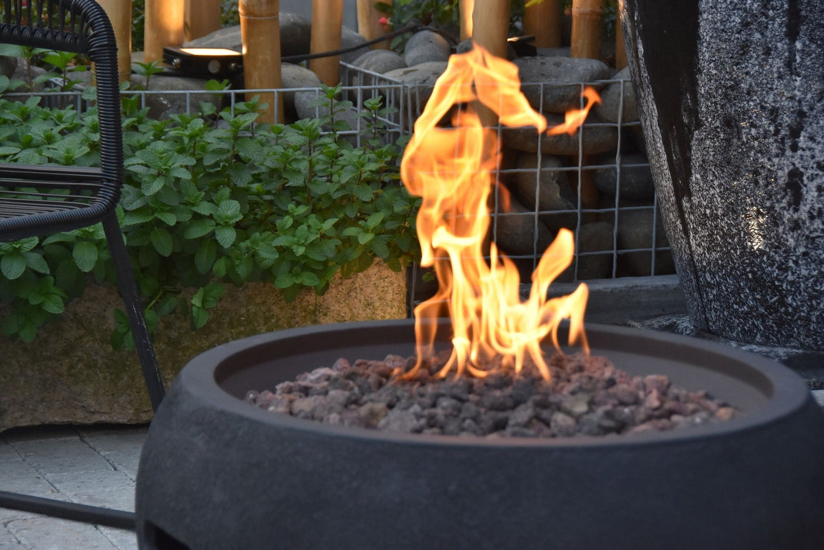 Modeno York Round Fire Bowl, Liquid Propane, 40,000 BTU