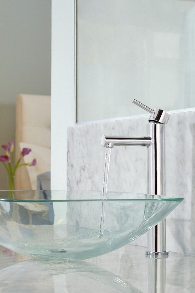 Moen Align Single Handle High Arc Single Hole Bathroom Sink Faucet, WaterSense Certified, Brushed Nickel