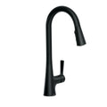 Moen Mikah 1-Handle Pull Down Kitchen Faucet, Matte Black