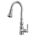 Moen Weymouth Single Handle High Arc Pull Down Sprayer Kitchen Faucet with Power Clean, Chrome