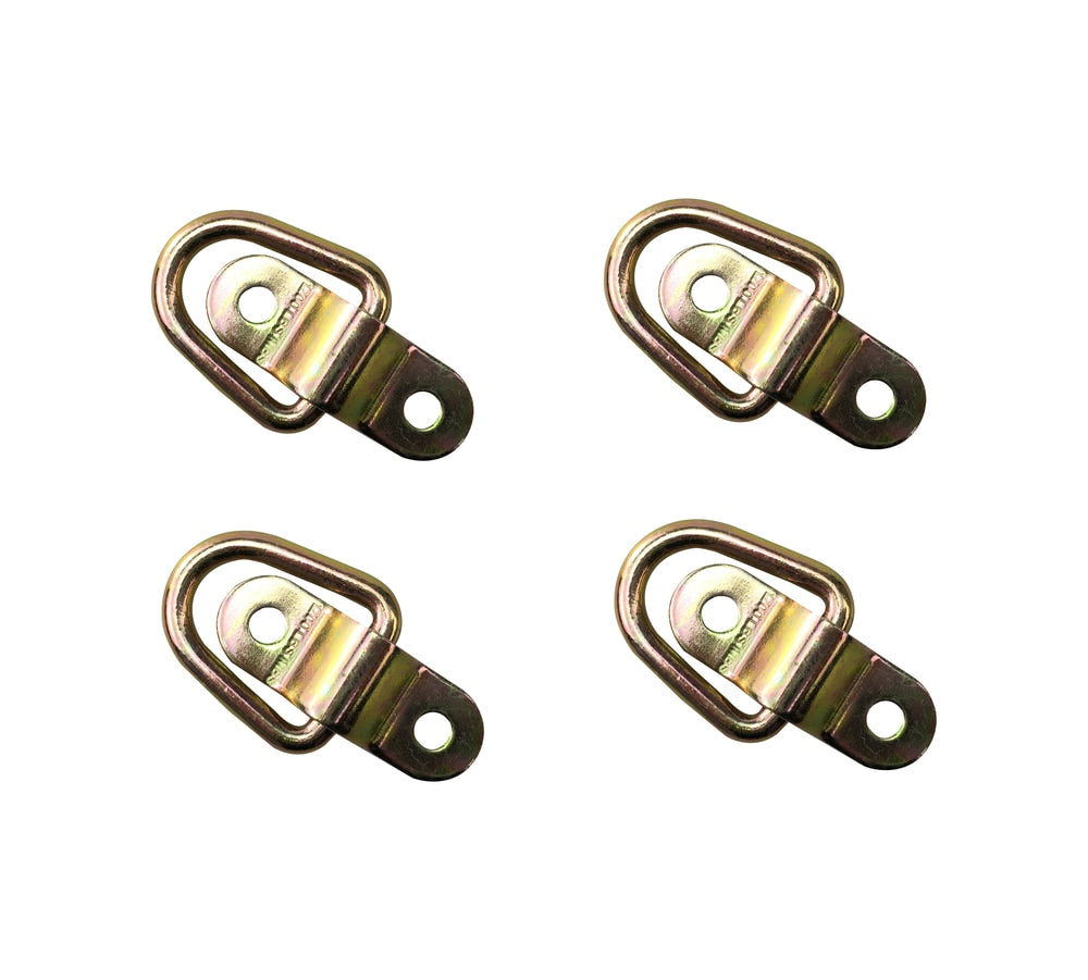 MotoMaster 1,200-lb Light Duty D-Ring, Surface Mountable, 4-pk