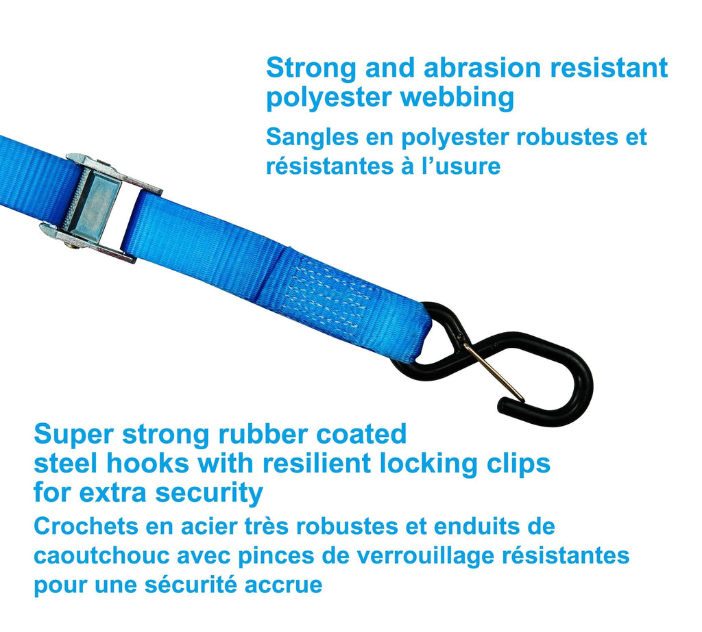 MotoMaster 1,200-lb Motorcycle Tie Down Strap, 1 3/8-in x 12-ft