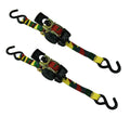 MotoMaster 1,200-lb Retractable Camo Ratchet Tie Down Straps, 1-in x 10-ft, 2-pk