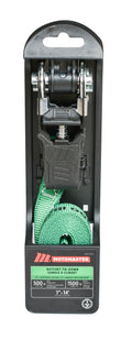 MotoMaster 1,500-lb Endless Padded Ratchet Tie Down Strap, Weatherproof, 1-in x 14-ft