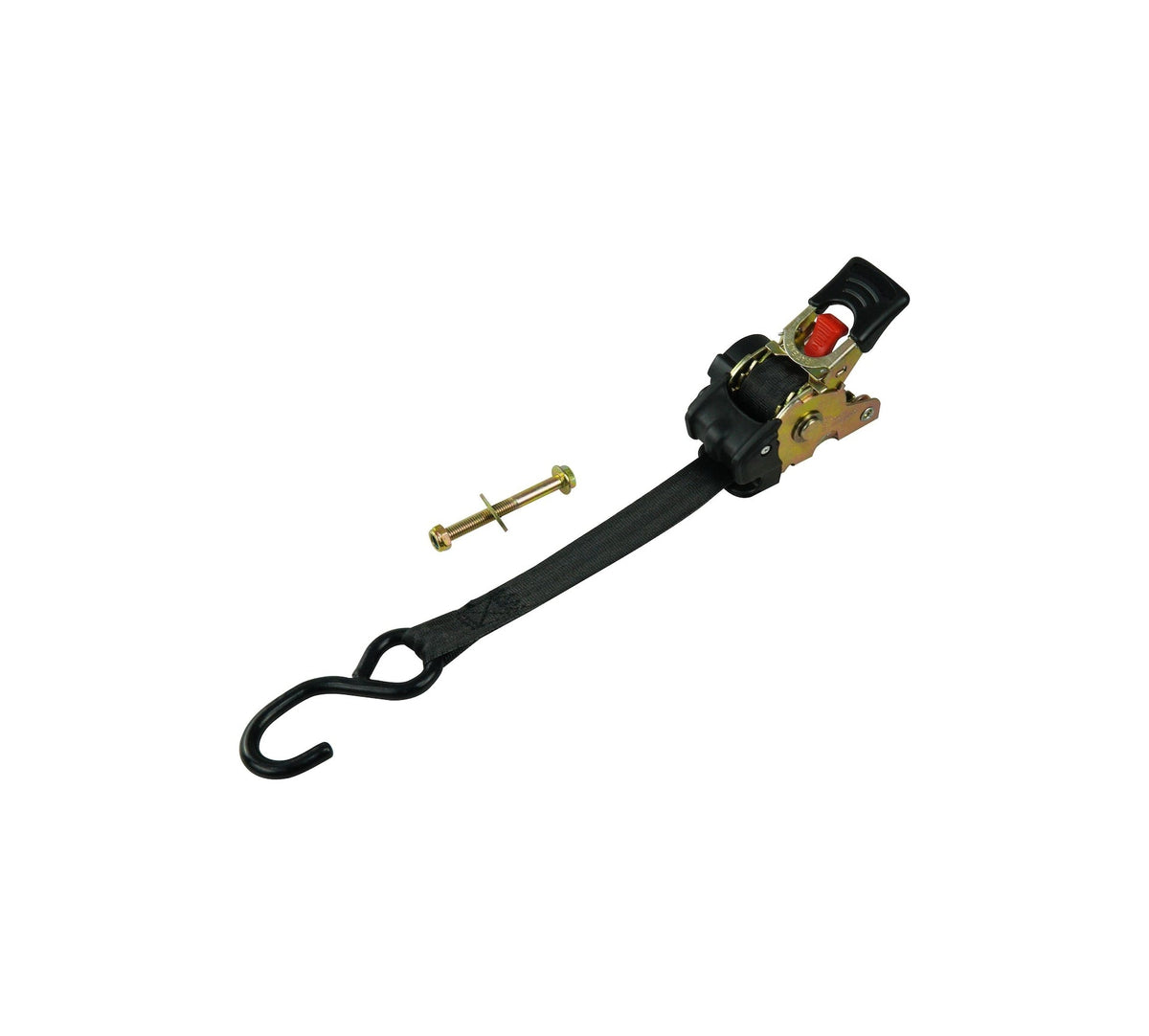 MotoMaster 1,500-lb Retractable Transom Tie Down Strap, 1-in x 6-ft (2.54 cm x 1.8 m), 2-pk