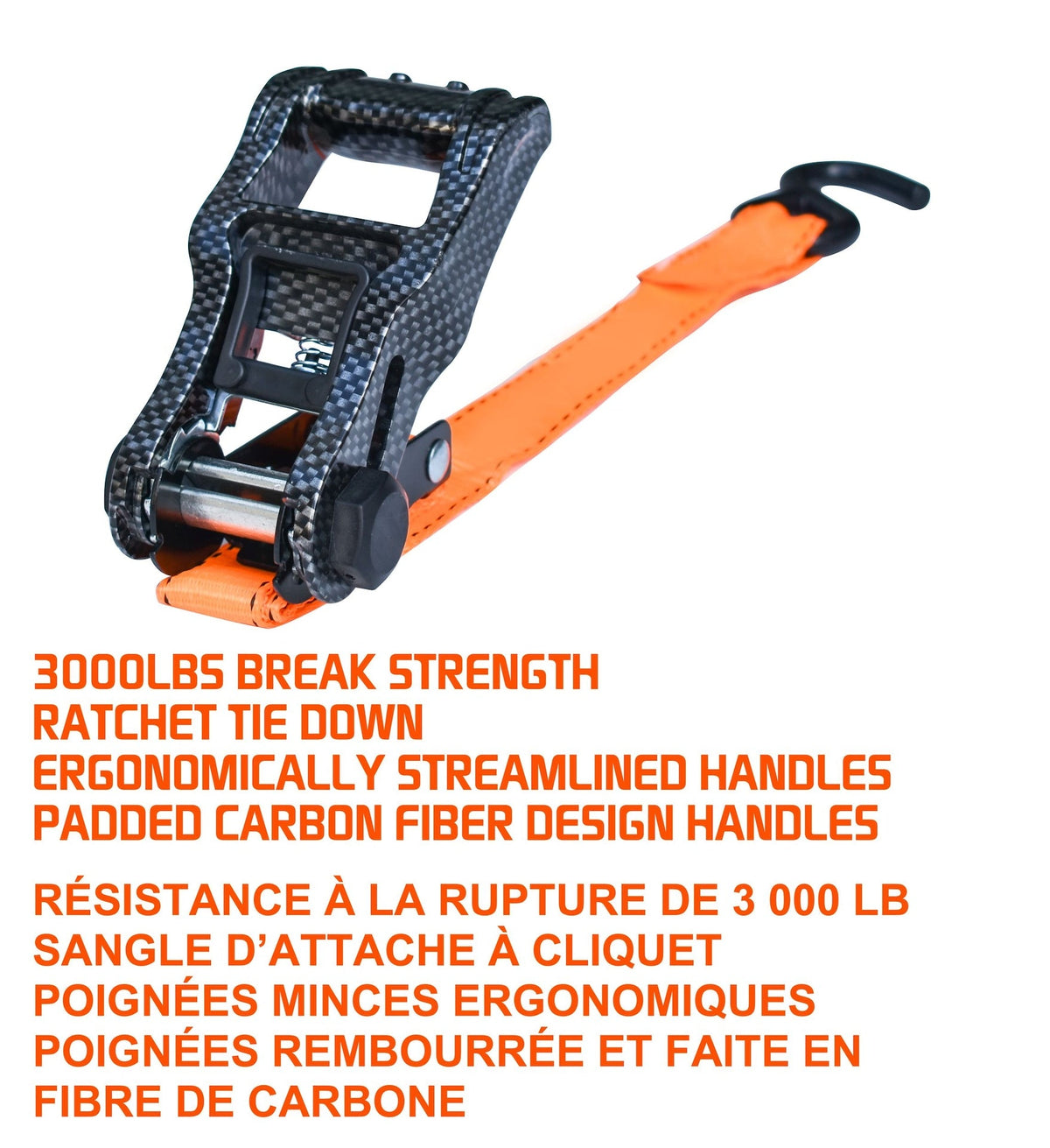 MotoMaster 3,000-lb Heavy Duty Ratchet Tie Down Strap, 1.25-in x 14-ft, 4-pk