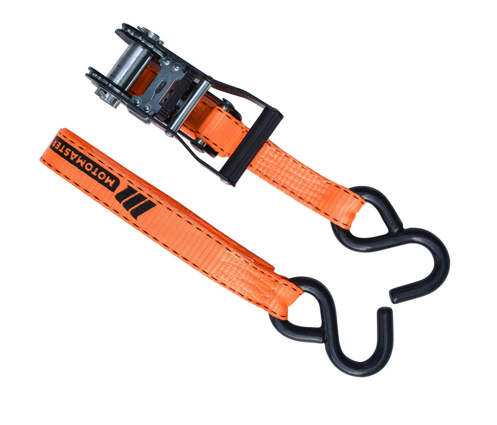 MotoMaster 3,000-lb Heavy Duty Ratchet Tie Down Strap, Non-Padded, 1-in x 10-ft, 4-pk