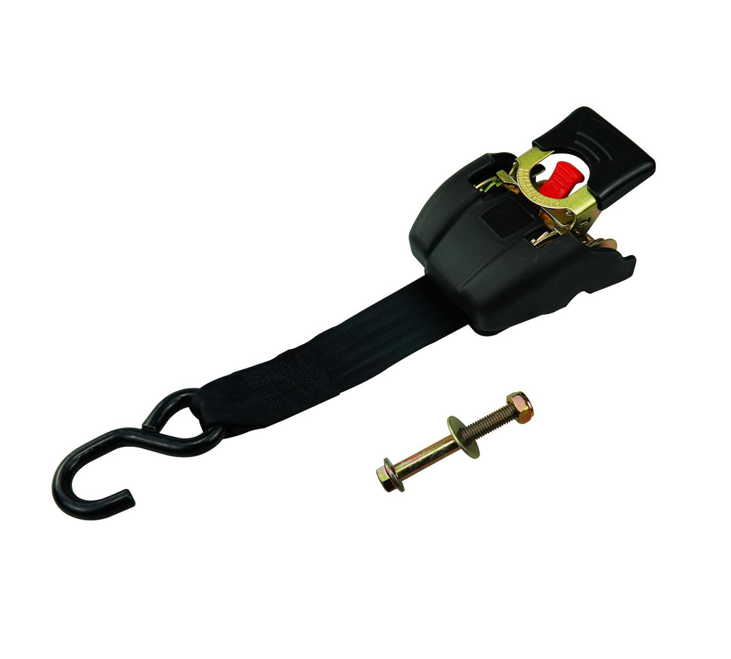 MotoMaster 3,300-lb Retractable Transom Tie Down Strap, 2-in x 43-in, 2-pk