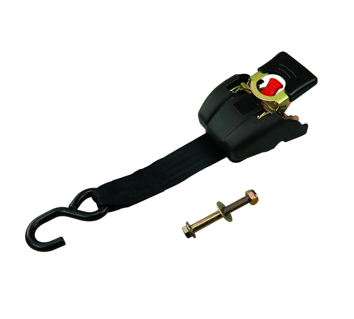 MotoMaster 3,300-lb Retractable Transom Tie Down Strap, 2-in x 43-in, 2-pk